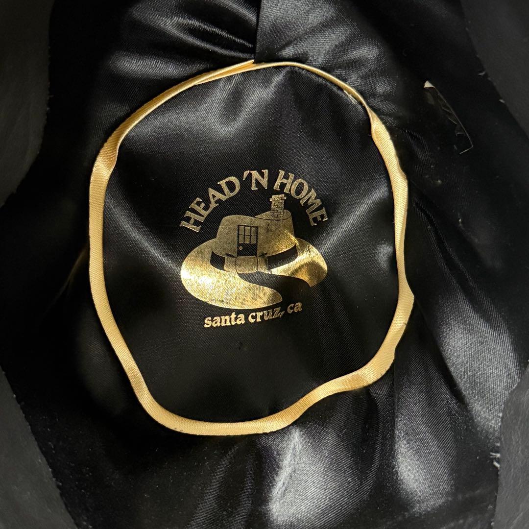 Head ’N  本革 カウハイド カウボーイハット 牛革 ホーン装飾