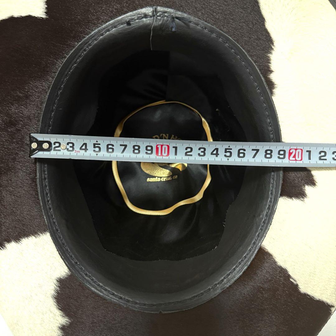 Head ’N  本革 カウハイド カウボーイハット 牛革 ホーン装飾