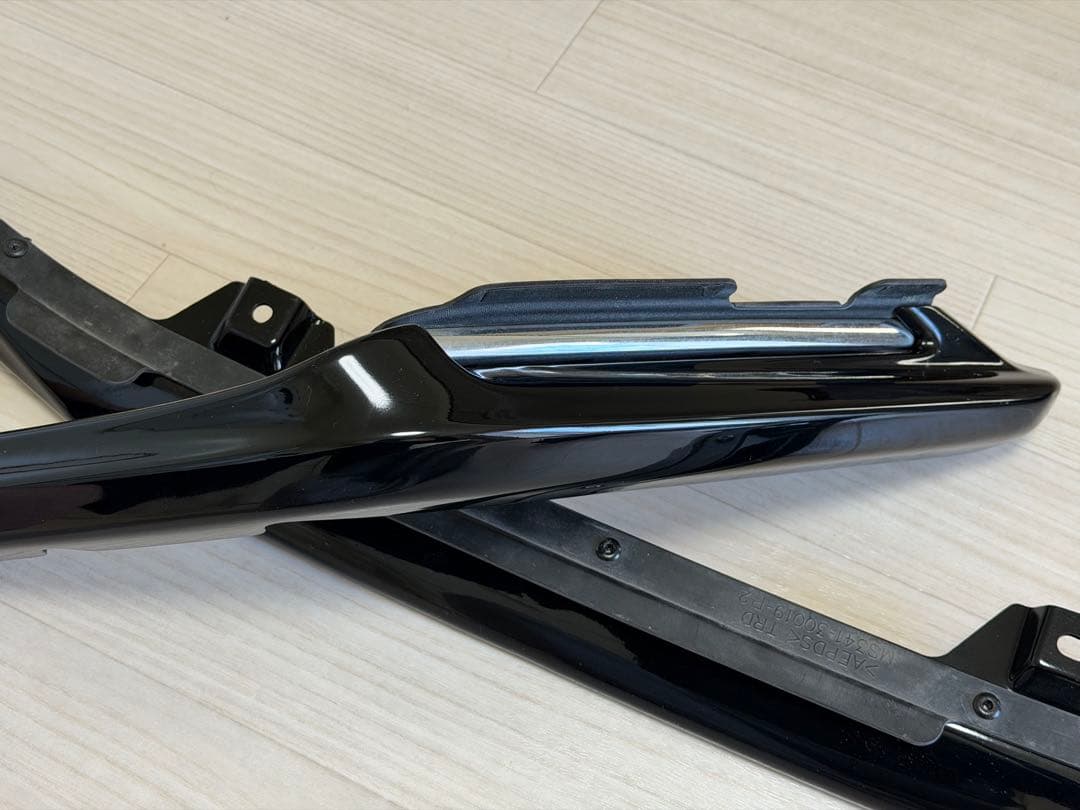 美品 220 クラウン RS TRD フロントスポイラー エアロ