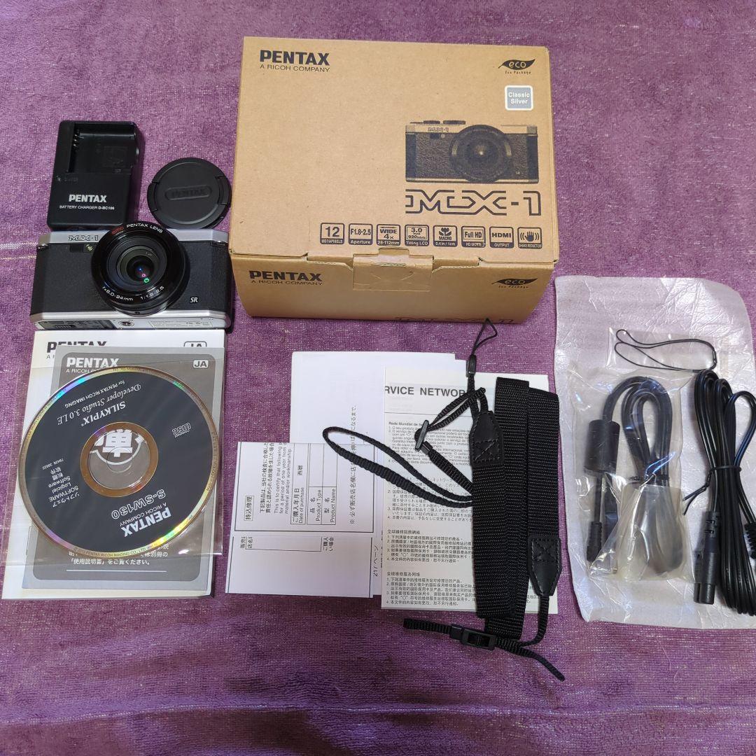 ペンタックス　PENTAX　MX-1　極美品　クラシックシルバー　一部難有り