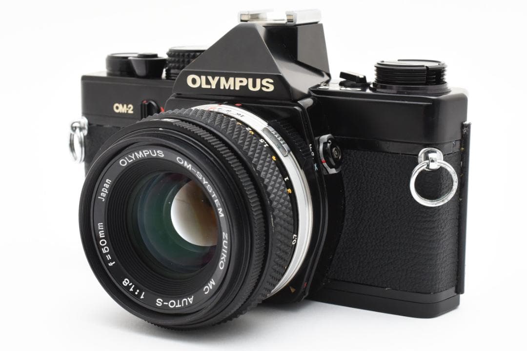 フィルムカメラ Olympus OM-2 Black + F.ZUIKO 50mm F/1.8