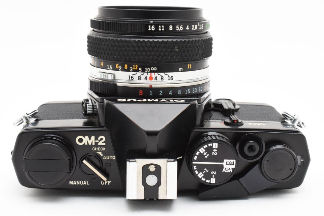 フィルムカメラ Olympus OM-2 Black + F.ZUIKO 50mm F/1.8