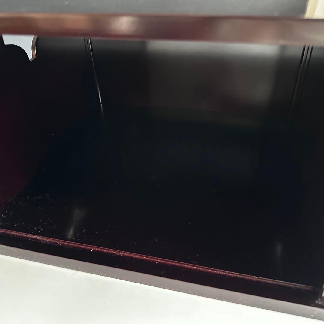 茶道具　即中斎好　溜塗　糸目　小袋棚　表千家　棚物　稽古　茶会