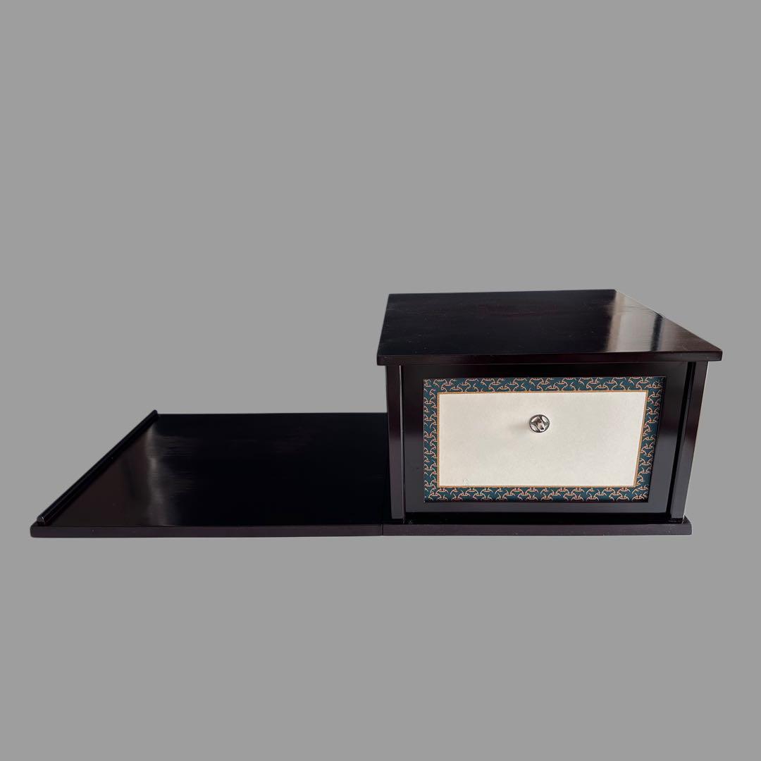 茶道具　即中斎好　溜塗　糸目　小袋棚　表千家　棚物　稽古　茶会