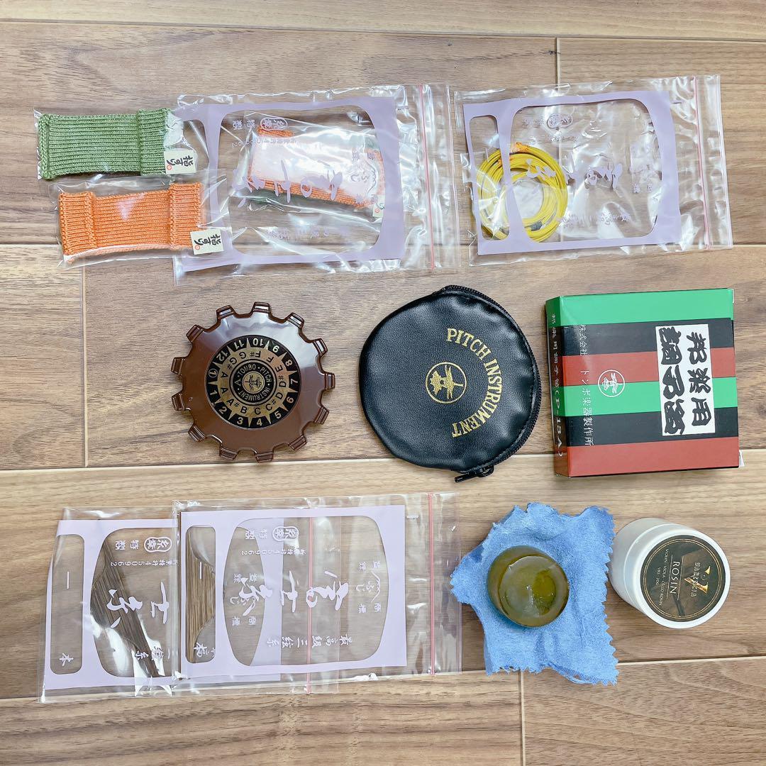 【未使用】胡弓 擦弦楽器 伝統楽器 和楽器　平溝　丸打胴