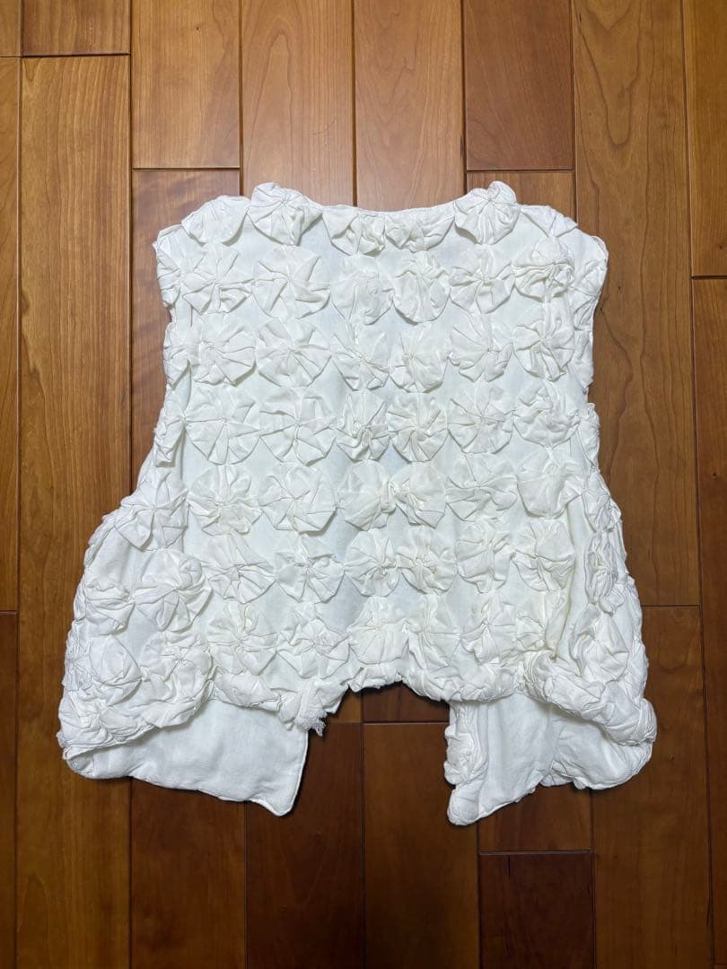 【momoさん】crinkle crinkle crinkle ホワイトベスト