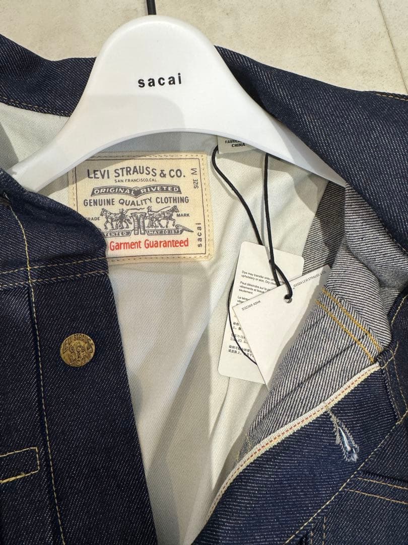 ジャケット・アウター sacai Levi's Women's Denim Jacket