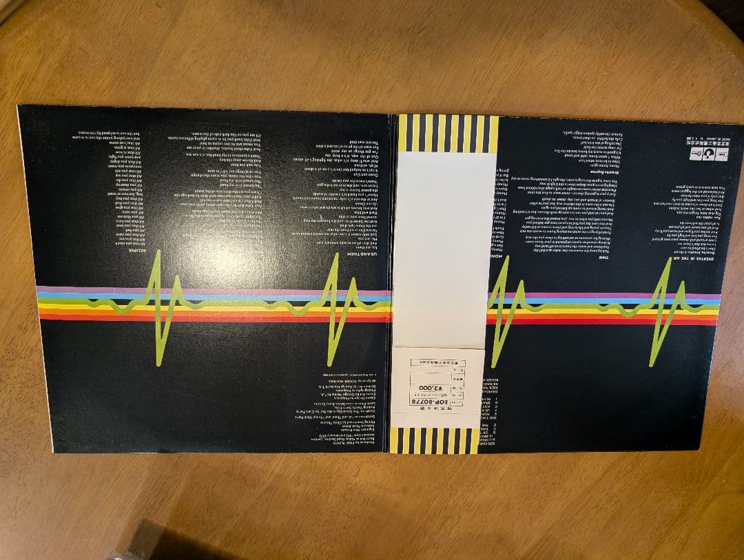 【希少・初期プレス】ピンク・フロイド 狂気 LPレコード EOP-80778