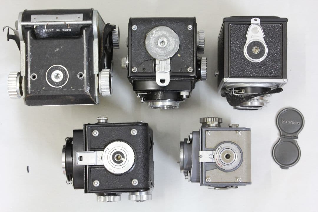 二眼レフカメラ ５台 ジャンク品 MAMIYA YASHICA RICOH 等