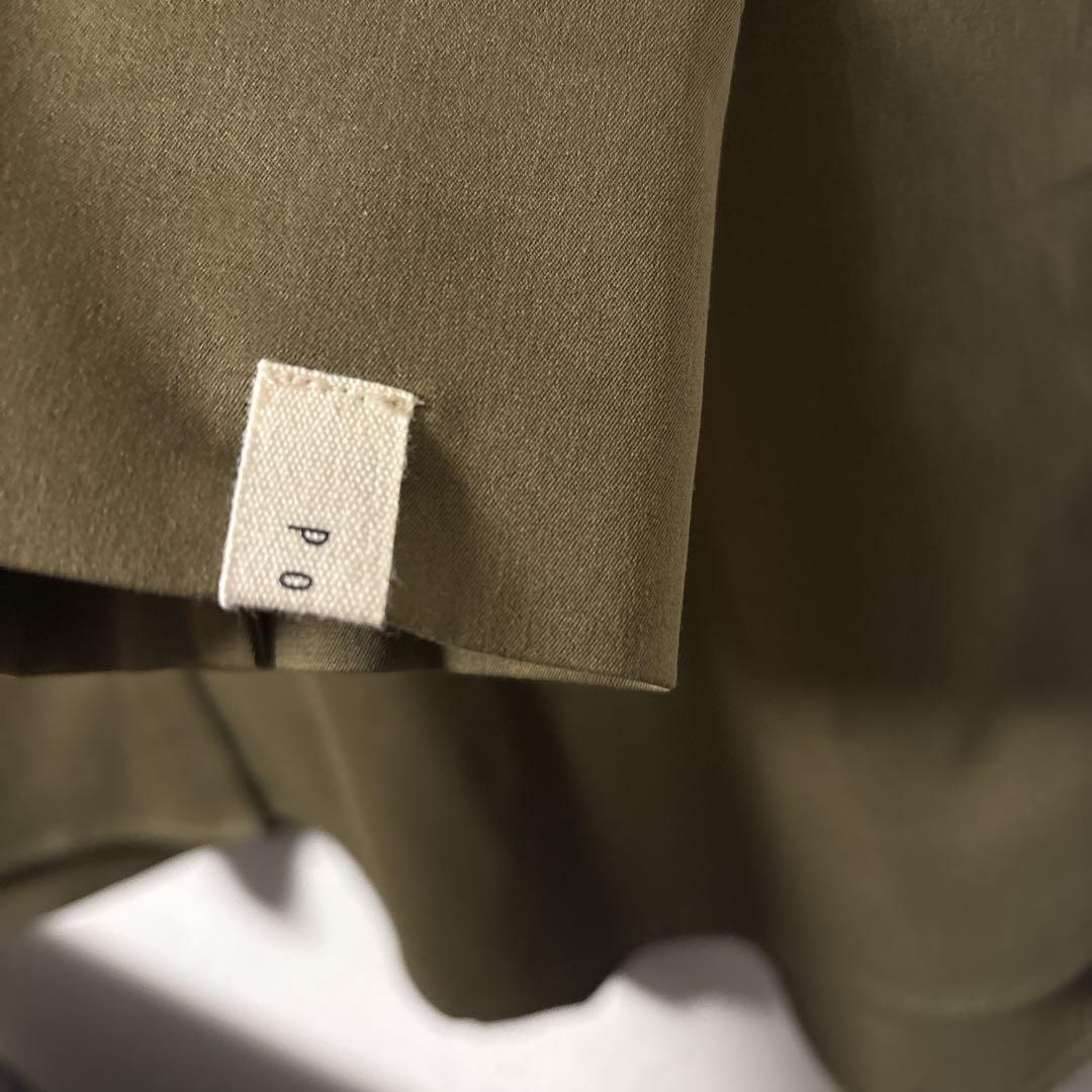 PoFF ポーフ　peach skin shirt 勝田里奈　オーバーサイズ