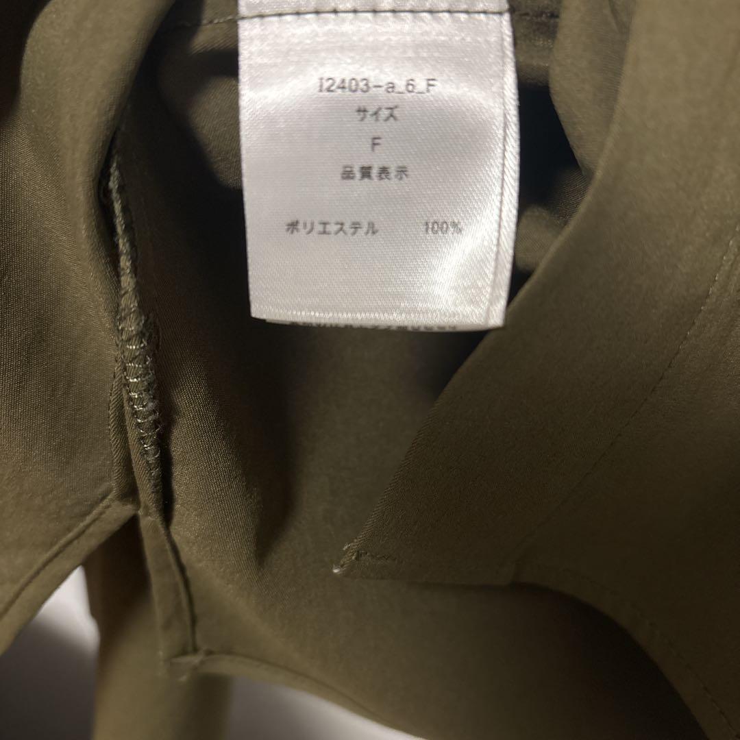 PoFF ポーフ　peach skin shirt 勝田里奈　オーバーサイズ