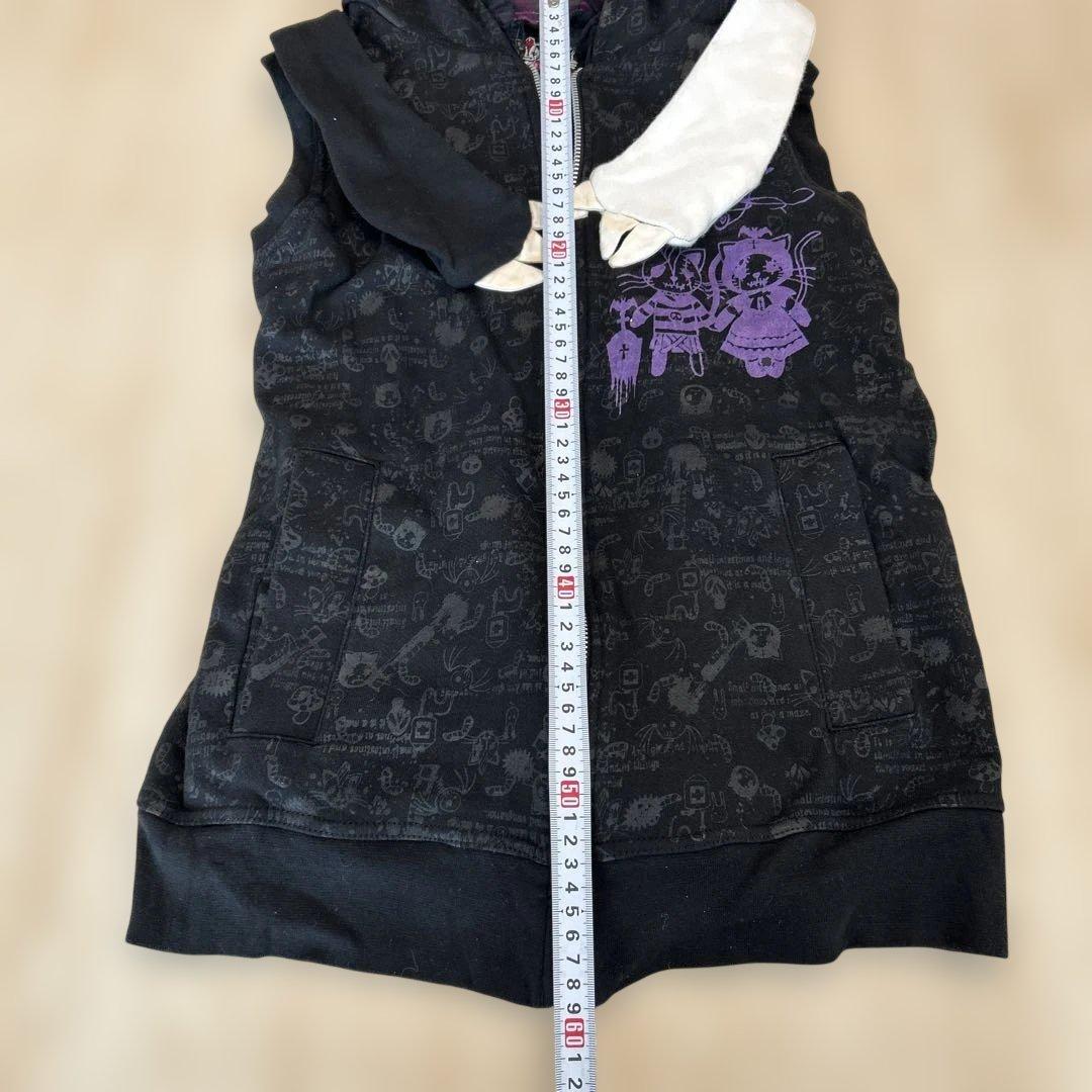 公*o様 h.NAOTO HANGRY&ANGRY ぬいぐるみ付きネコミミパーカ