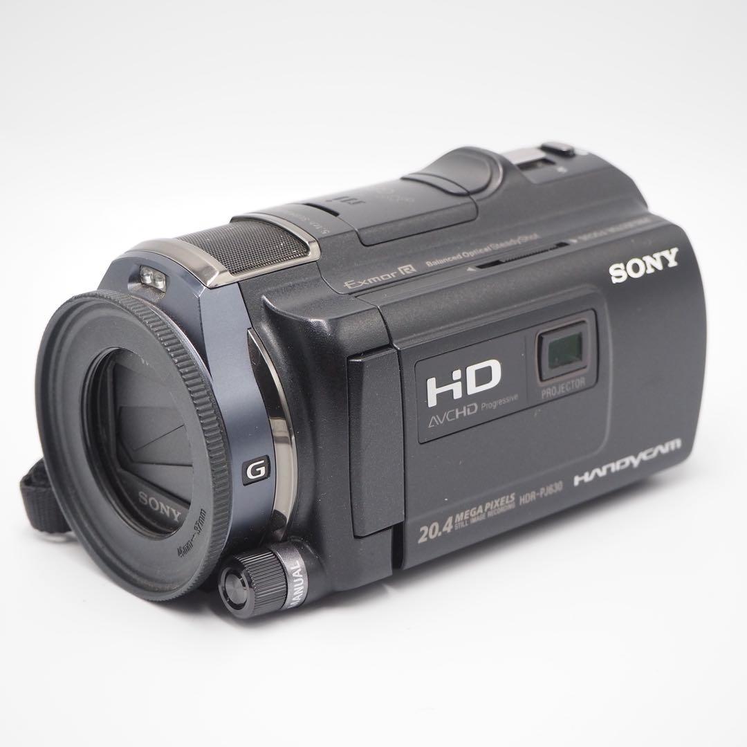 ビデオカメラ SONY HDR-PJ630 リモコン付き 付属品あり