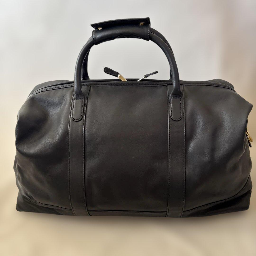 美品 COACH オールドコーチ 大容量ボストンバッグ ブラック　付属品付