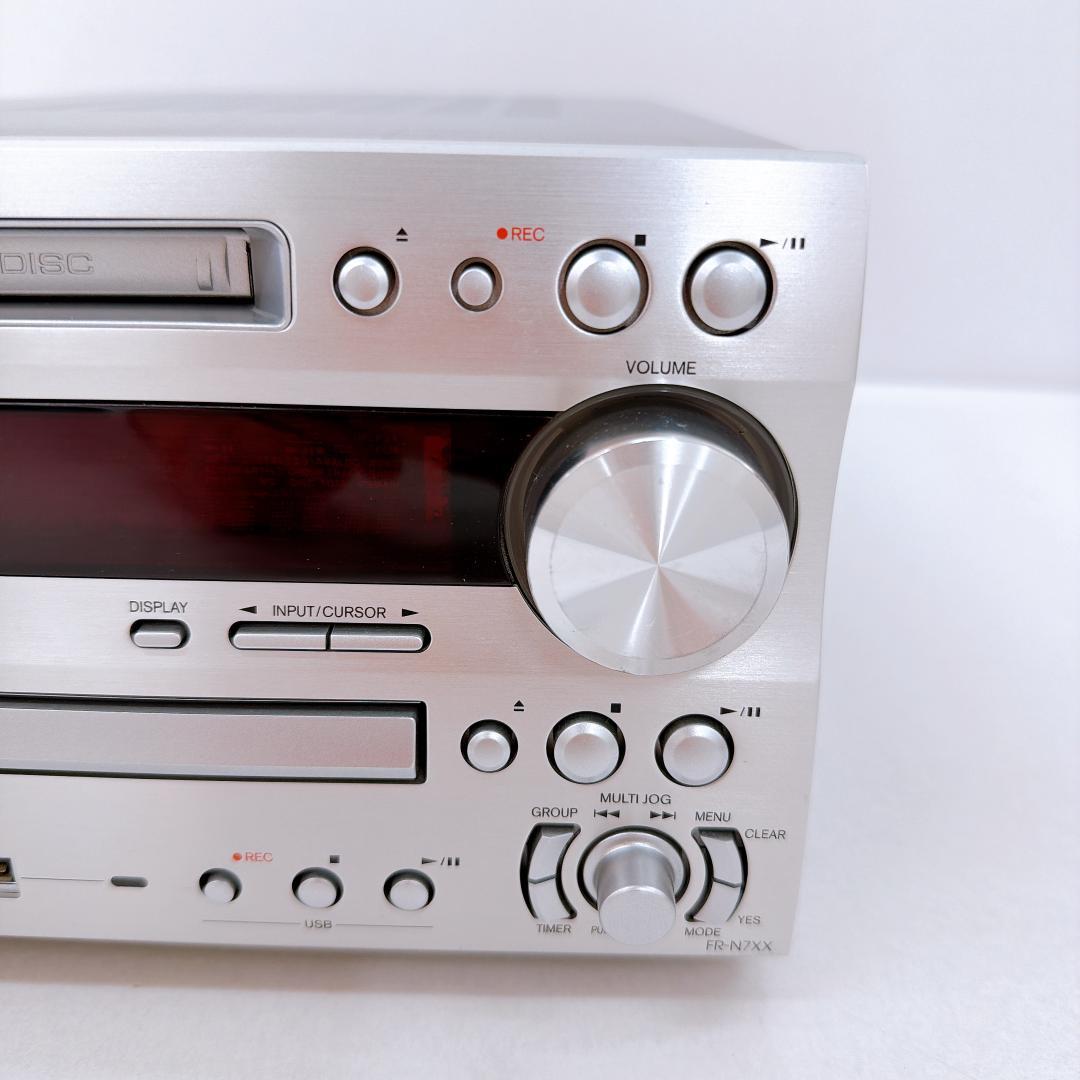 【美品】ONKYO FR-N7XX CD/MDコンポ ラジオ　オンキョー