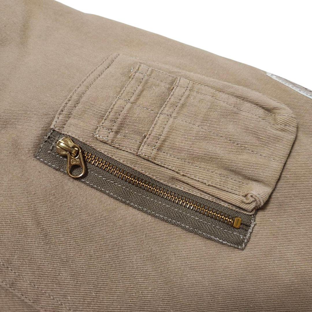 【希少】PINK HOUSE ワッペン 中綿ブルゾン くま テディベア ベージュ