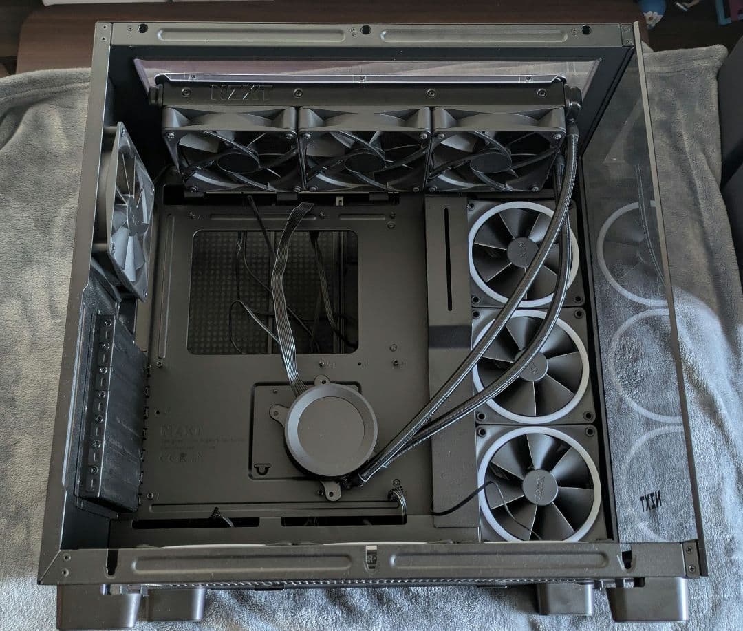 NZXTケース&ファン&簡易水冷3点セット