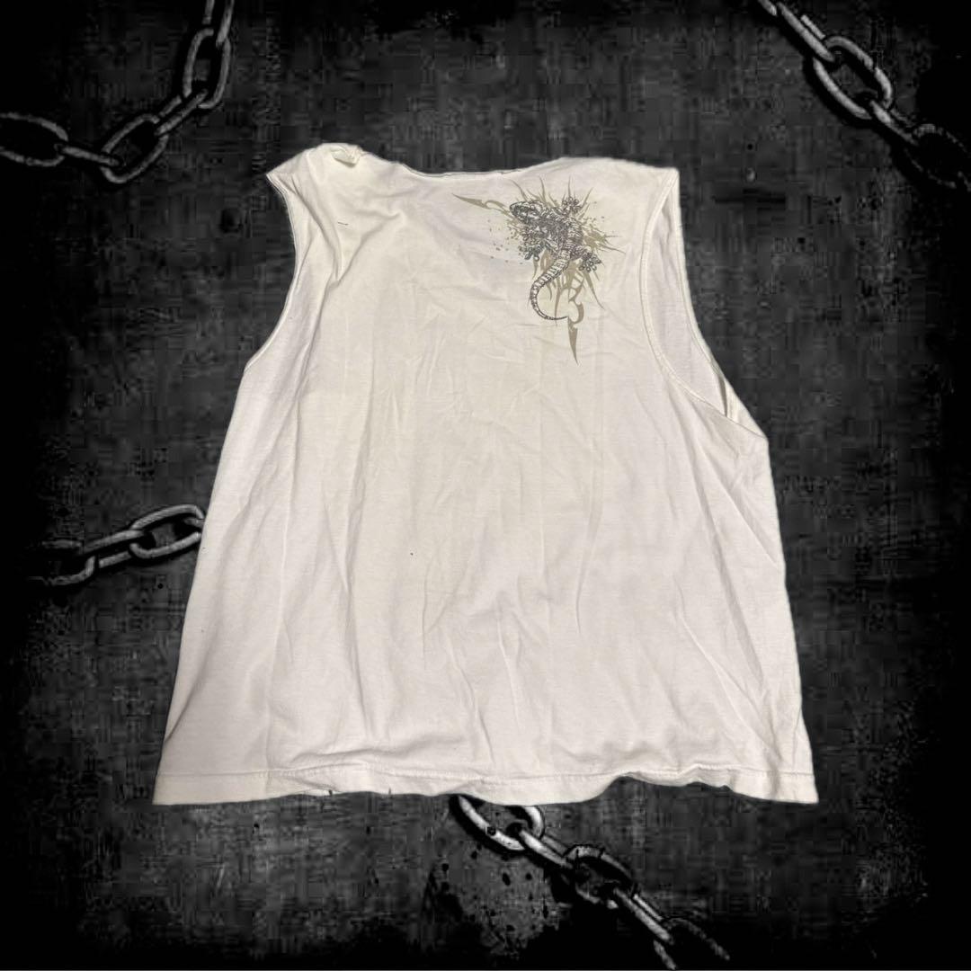 激渋ファージャケット＋タンクトップグランジ　y2k 平成ギャル　お兄系