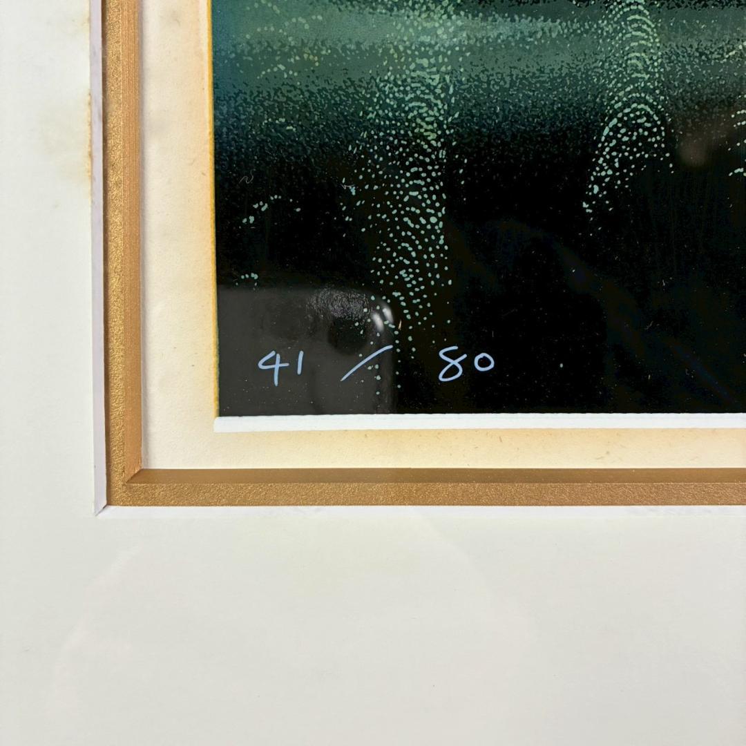 アイベン・アール「ブルーミスト」シルクスクリーン 直筆サイン入り 限定80点