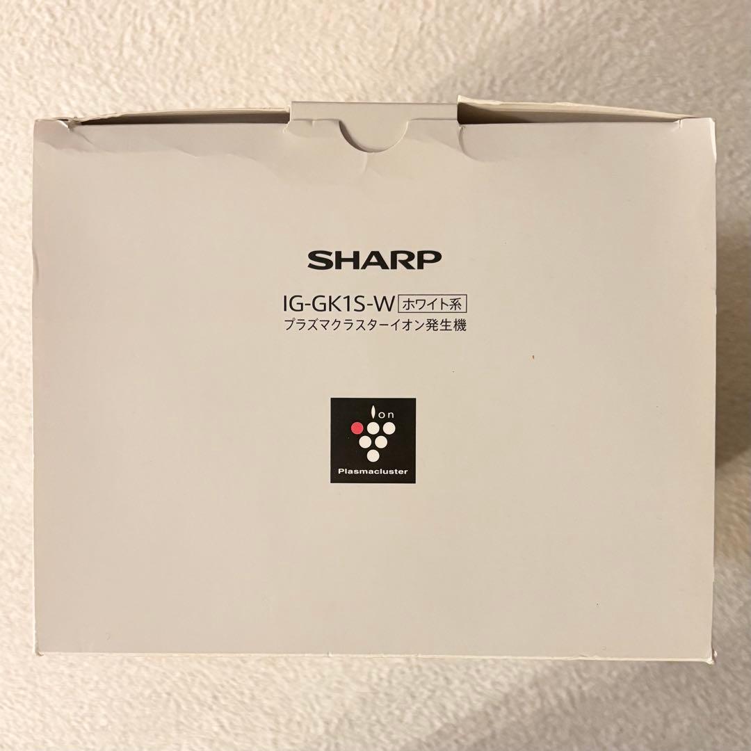 シャープ プラズマクラスター イオン発生機 IG-GK1S ホワイト 白