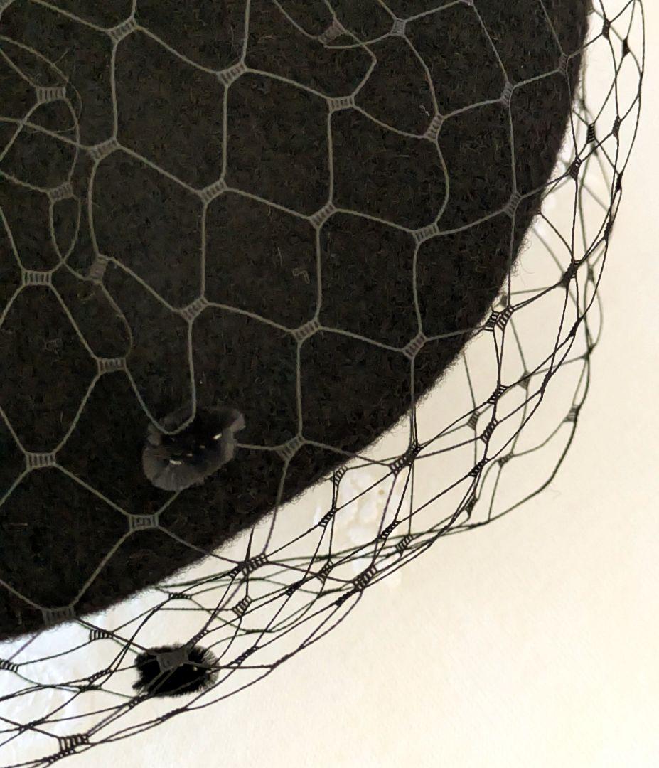 新品未使用　misa hardaのヴェールベレー帽