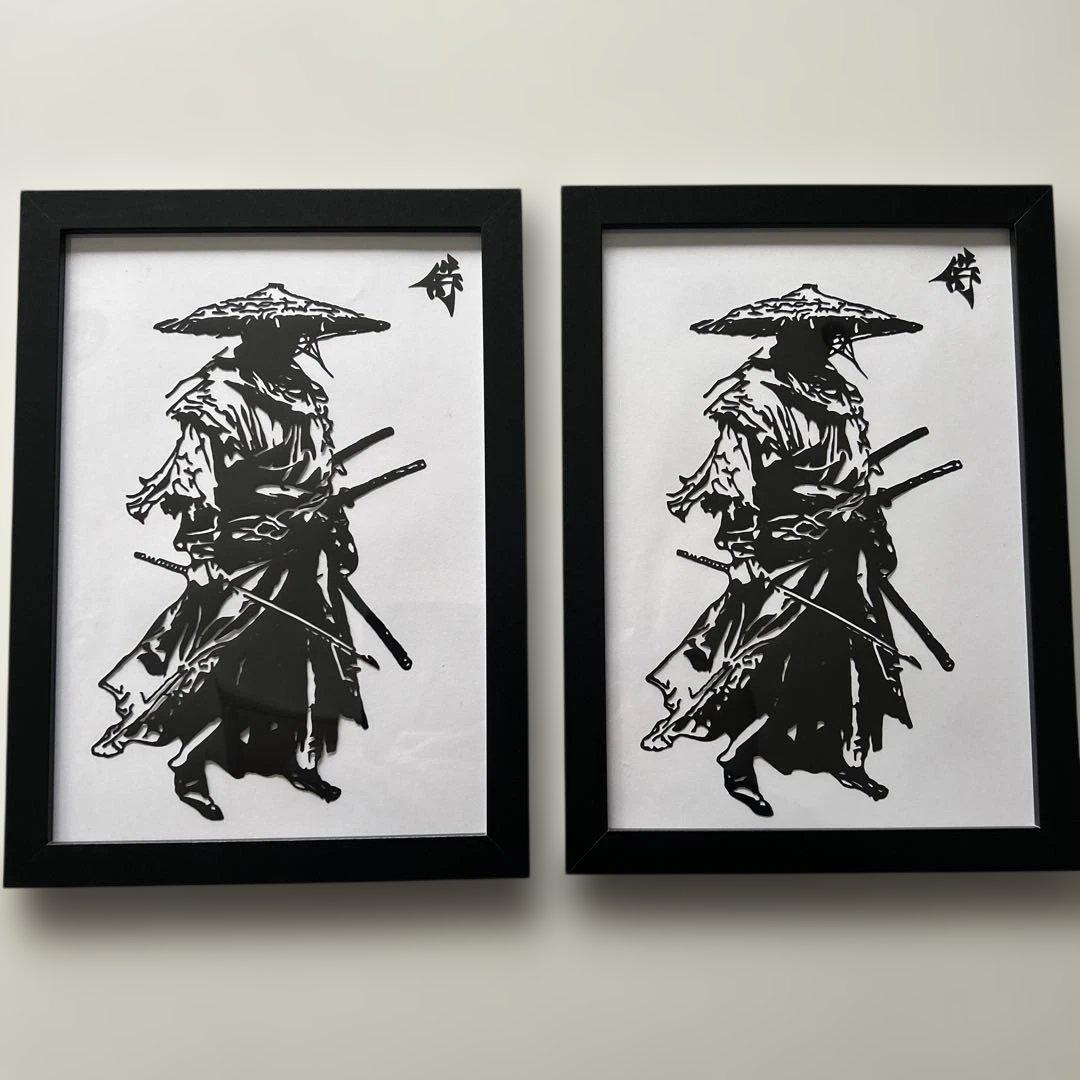 切り絵（フレーム付き)