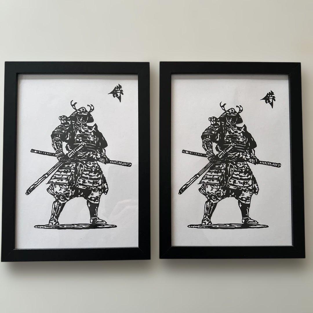 切り絵（フレーム付き)