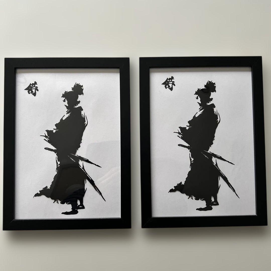 切り絵（フレーム付き)