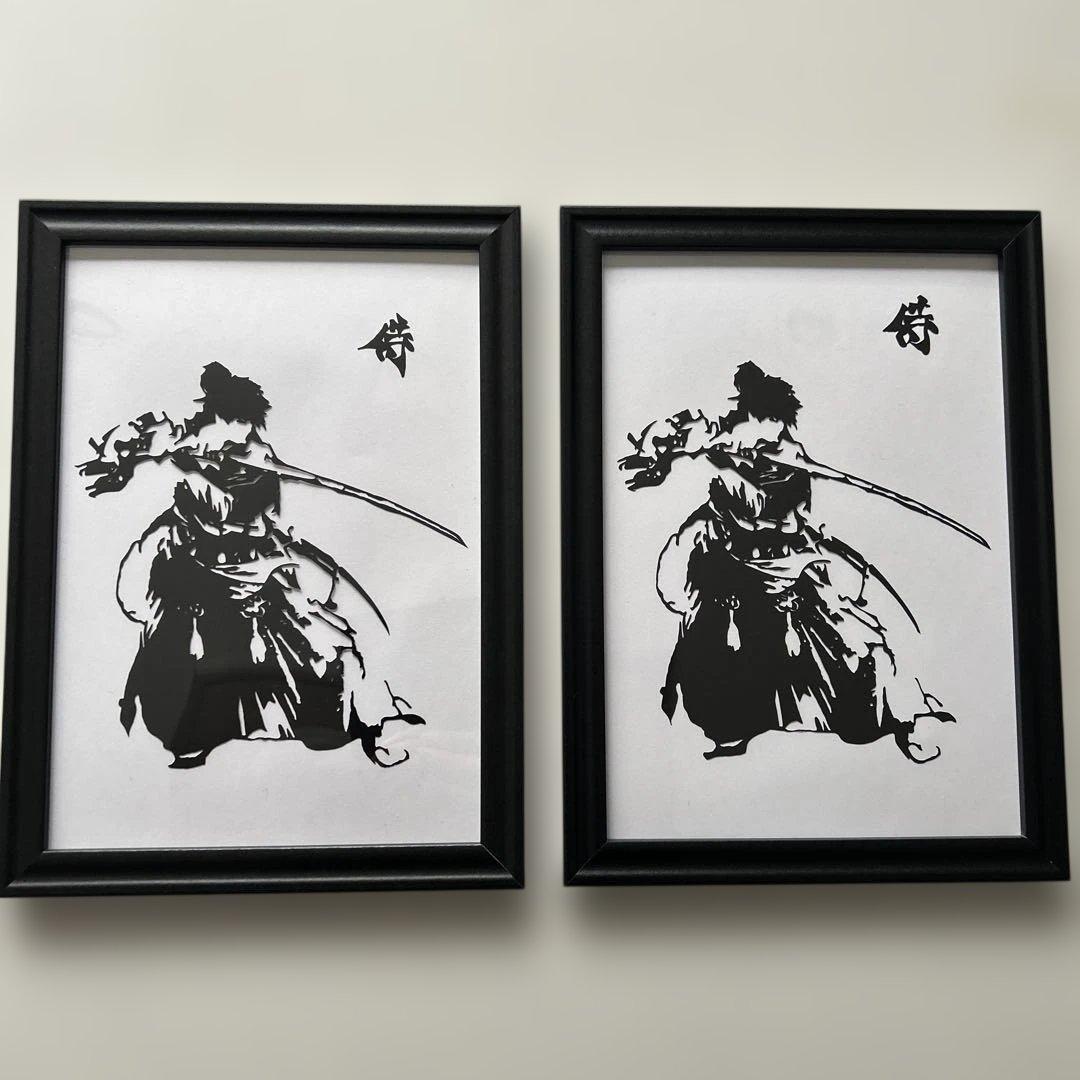 切り絵（フレーム付き)