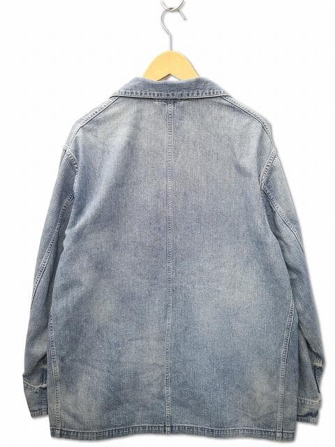 ジャケット・アウター ULTERIOR FADED LIGHT DENIM COVERALL