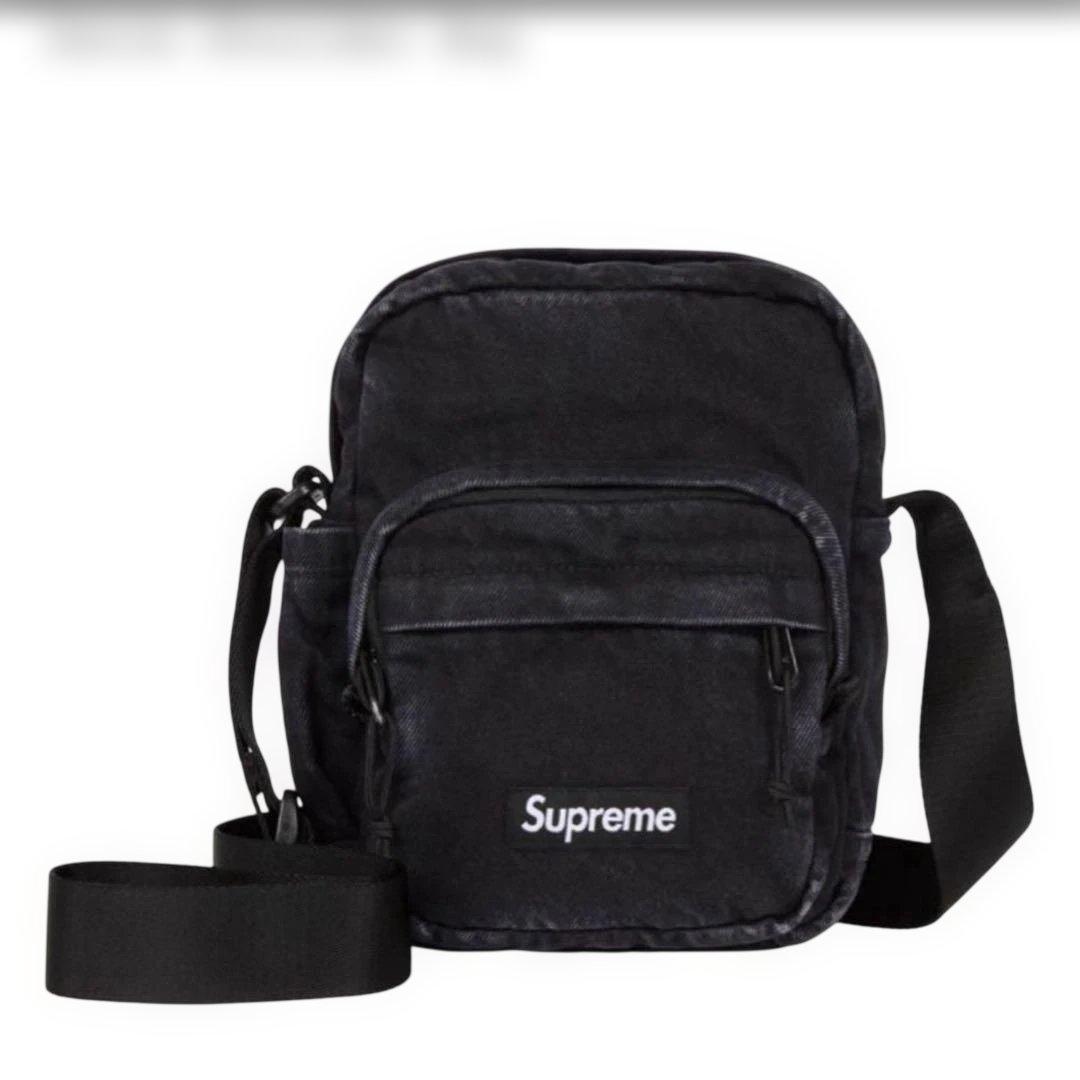 Supreme Denim Shoulder Bag BLACK シュプリーム