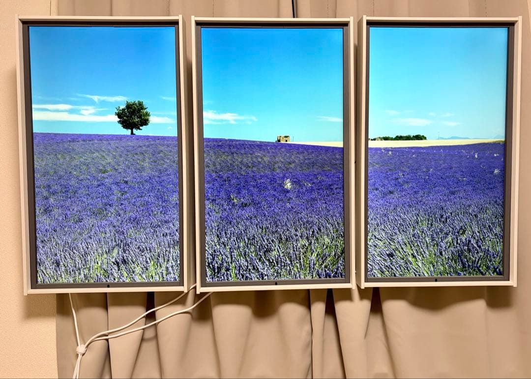 PocoAtmoph Window 2 ホワイト3枚 ｜リモコン付