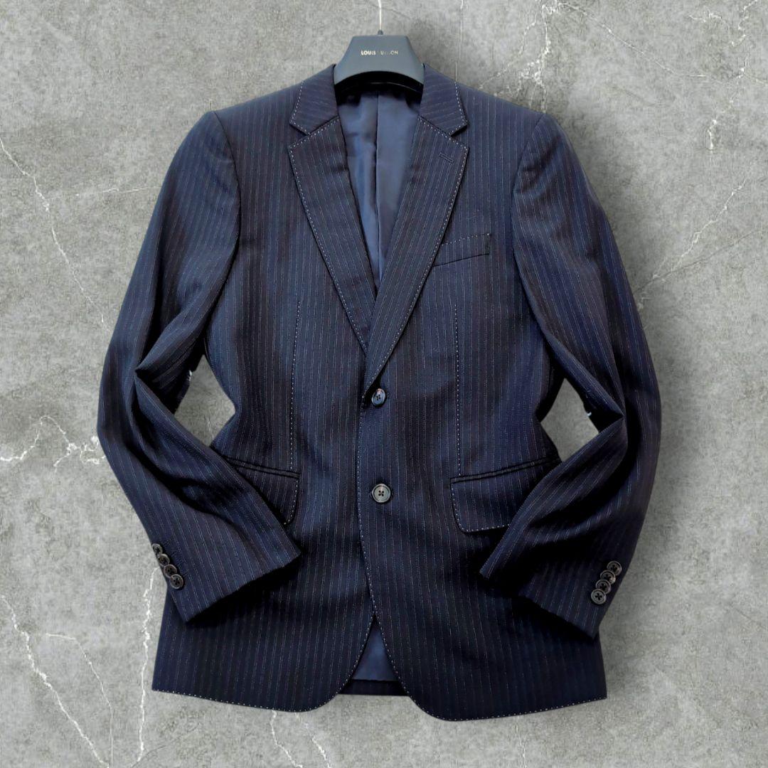 【未使用級】裏地ド派手　花柄　Paul Smith×DORMEUIL　日本製　M