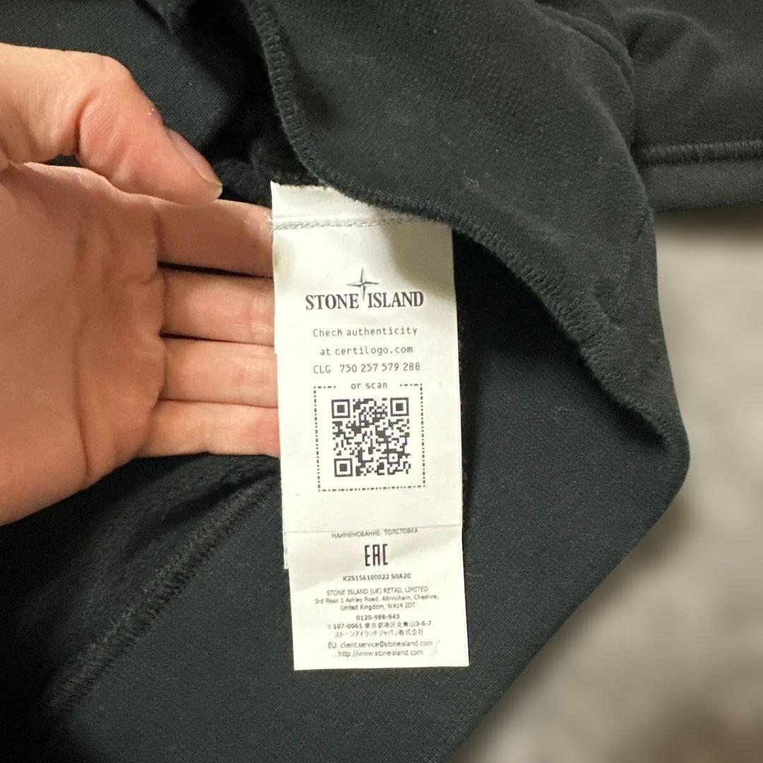 STONE  ブラック トレーナータグ付き