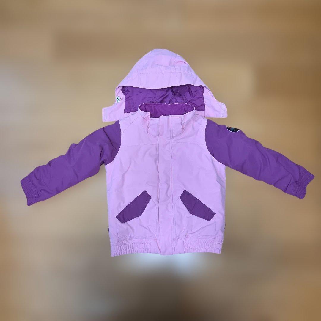 BURTON　バートン　子どもスノーボードスキーウェア　ピンク紫　100 110