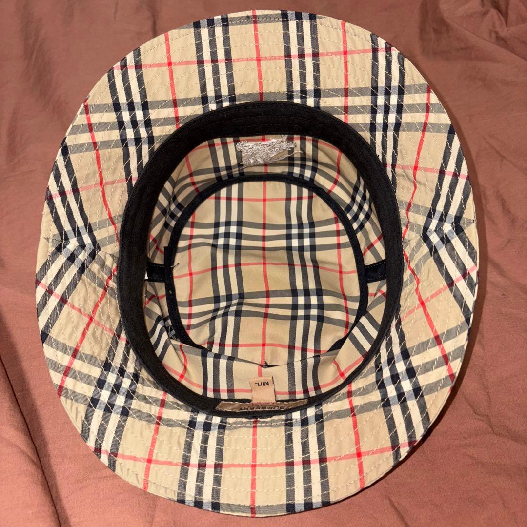 Supreme Burberry バケットハット M/L