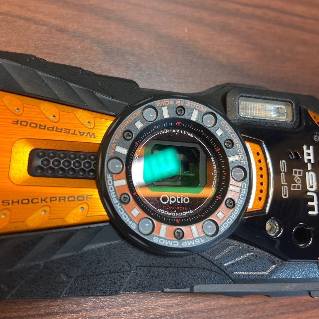 PENTAX 防水 デジカメ Optio WG-2 ほぼ新品 4946