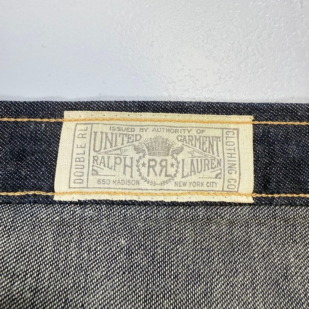 【極美品/M】RRL ダブルアールエル デニムシャツ ジャケット グレー系