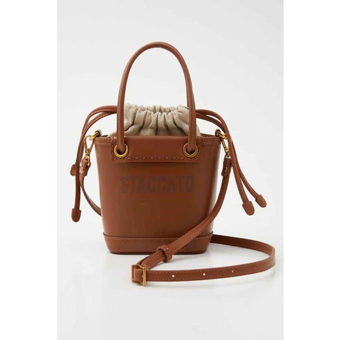 美品！STACCATO（スタッカート） ドローストリングスモールバッグ 巾着