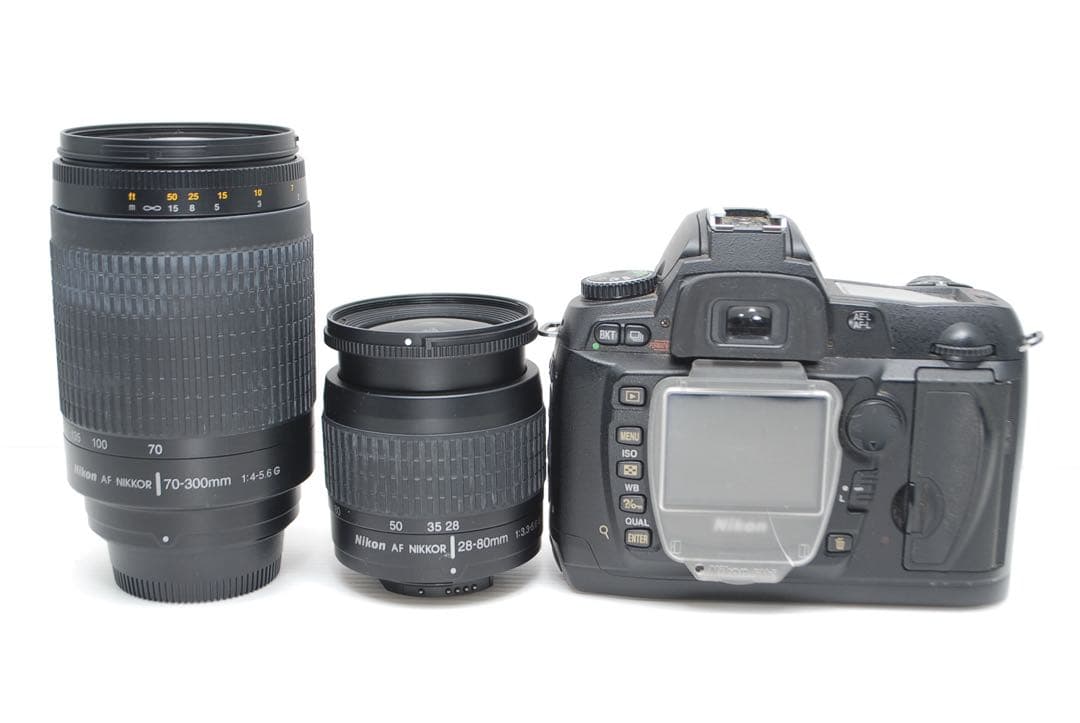 ❤️旅行やスポーツ観戦に❤️Nikon D70S ダブルレンズセット 格安 良品