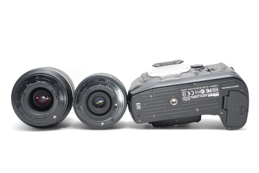 ❤️旅行やスポーツ観戦に❤️Nikon D70S ダブルレンズセット 格安 良品