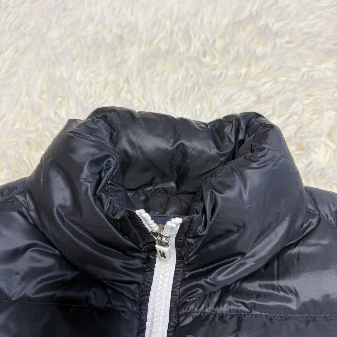 【パーリーゲイツ】極美品 ダウンベスト ブラック 刺繍 0サイズ レディース