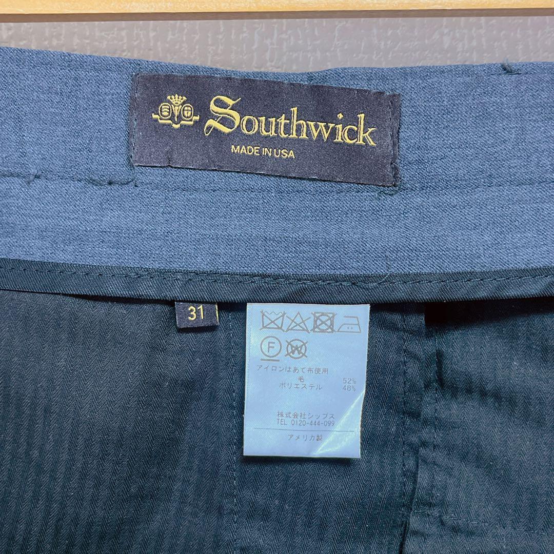 Southwick / ウール 1タック IVY トラウザーズ