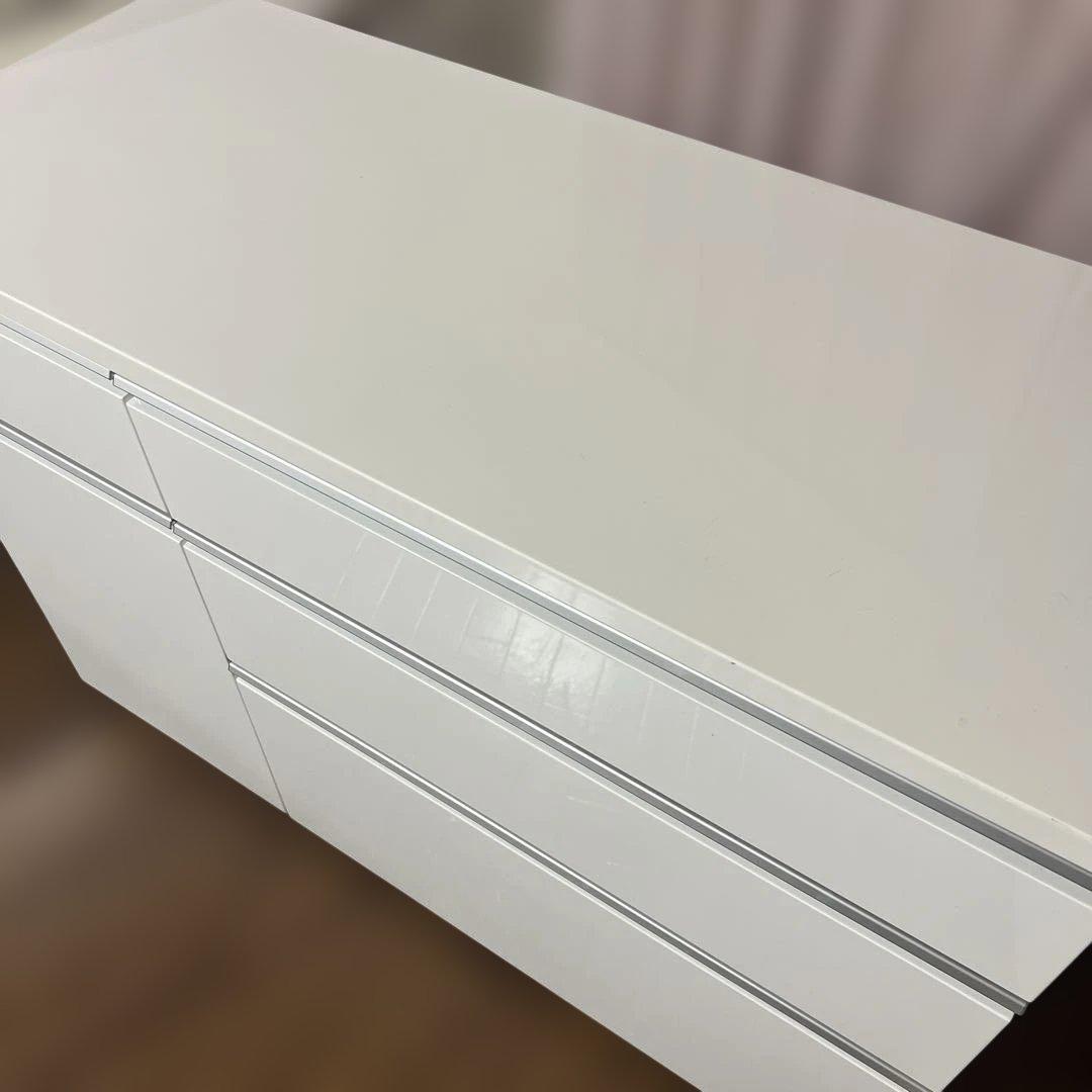 ニトリ　キュリー2 120CT WH キッチンカウンター