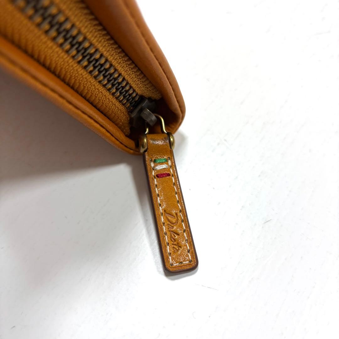A 新品 ダコタ 小銭入れ付き 長財布 ラウンドファスナー トリコローレ