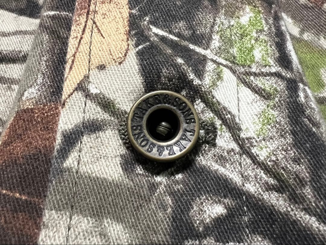 TAKE&SONS テイクアンドサンズ ツリーカモドッキングハンターシャツジャケ