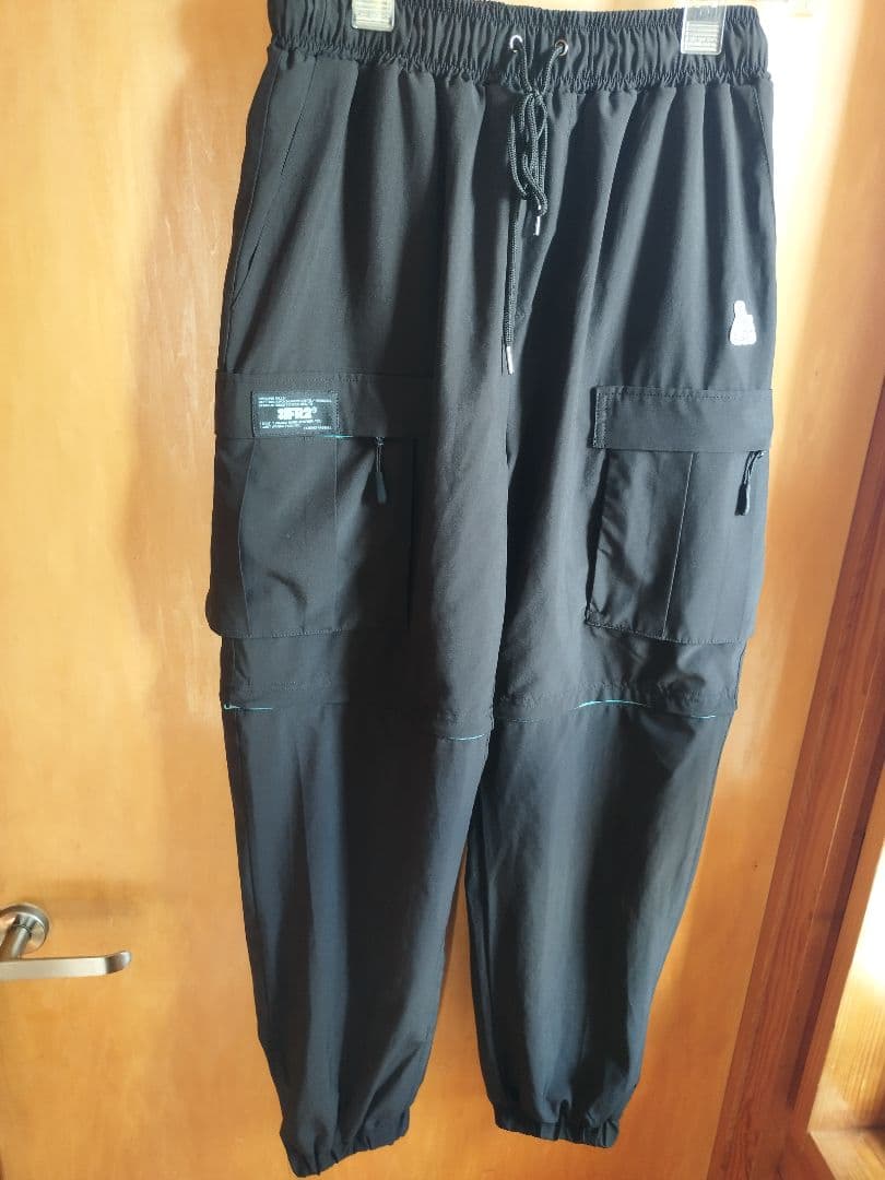 #Fr2 月桃　沖縄限定 2way カーゴパンツ　ブラック