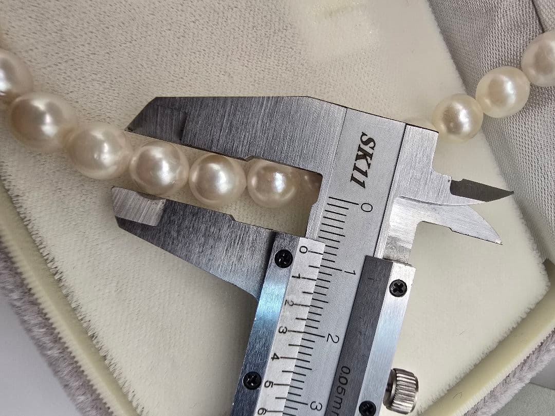 m*u様 DAIMARU パールネックレス 白真珠 ケース・保証書付き 上品ジュ