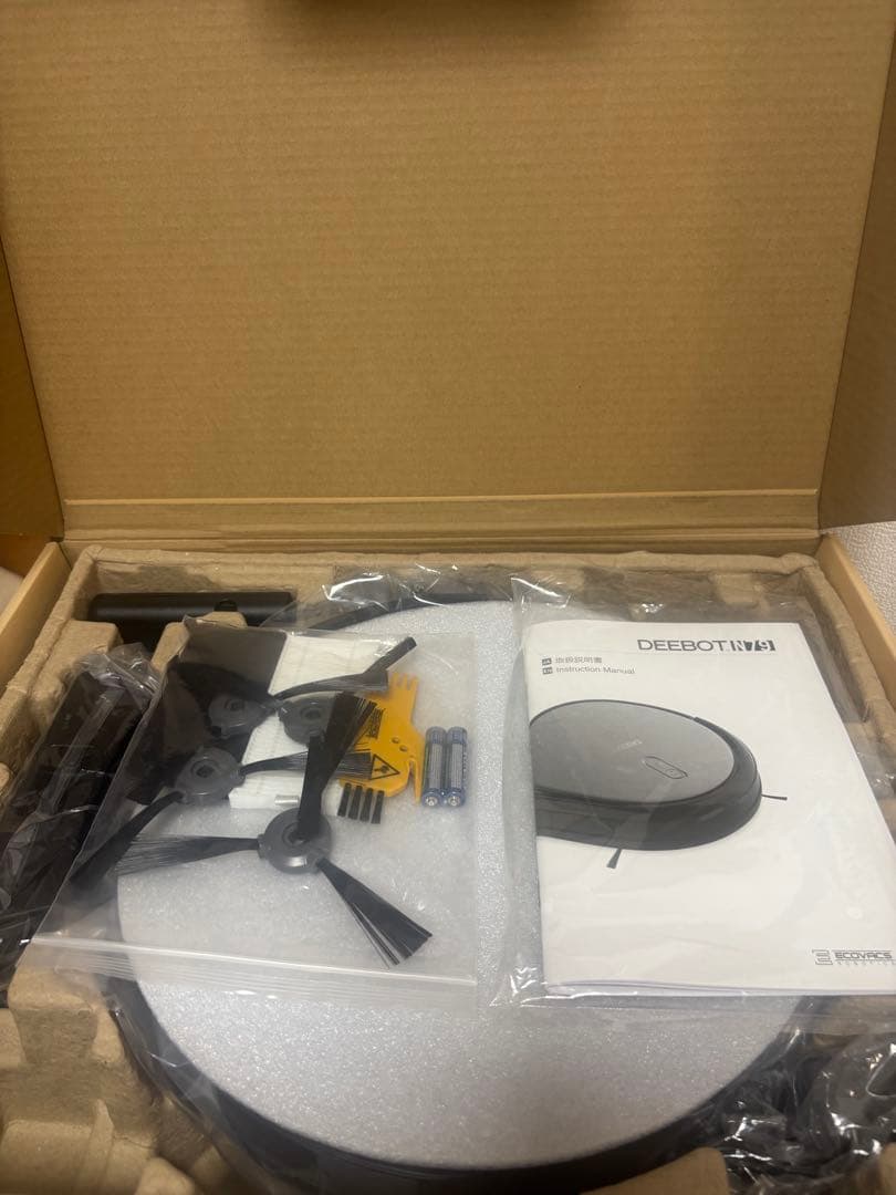 DEEBOT ECOVACS N79 ロボット掃除機 本体 ブラック お掃除ロボ