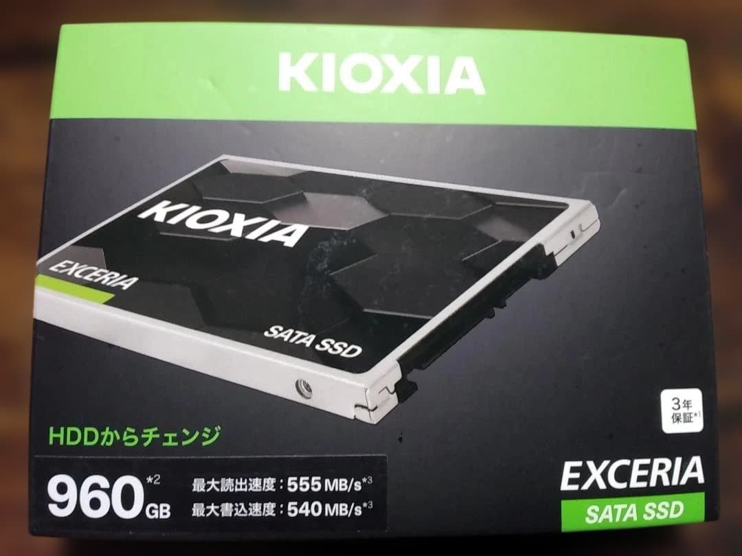 KIOXIA EXCERIA 960GB SATA SSD【2025年製】